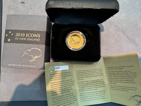 2010 Icons of New Zealand Gold Proof Coin - Image 6