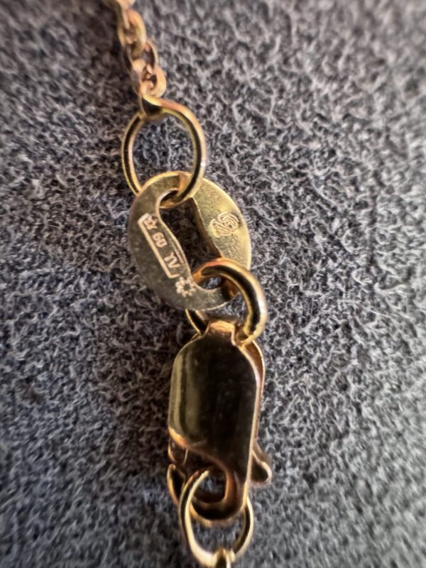 18K 18ct Gold NECKLACE 3.75g - Image 3