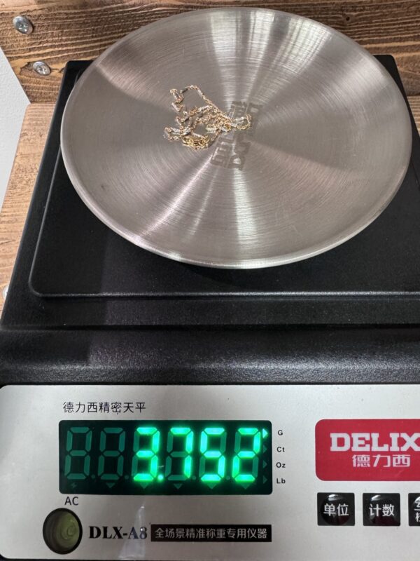 18K 18ct Gold NECKLACE 3.75g - Image 6