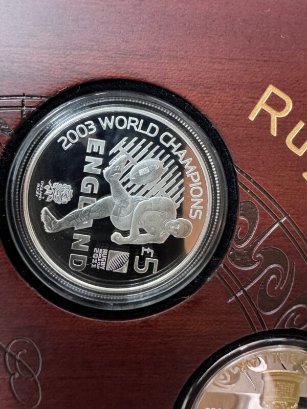 New Zealand - 2011 - Silver Proof Coin Set - Rugby World Cup Champions - Image 8