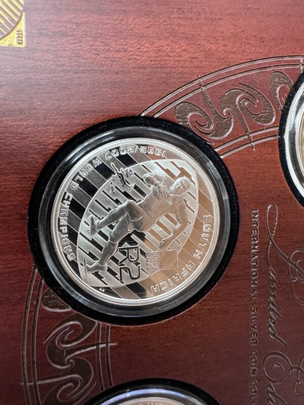 New Zealand - 2011 - Silver Proof Coin Set - Rugby World Cup Champions - Image 10