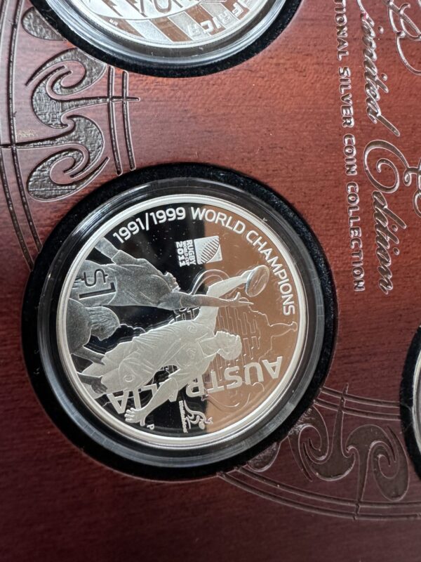 New Zealand - 2011 - Silver Proof Coin Set - Rugby World Cup Champions - Image 11