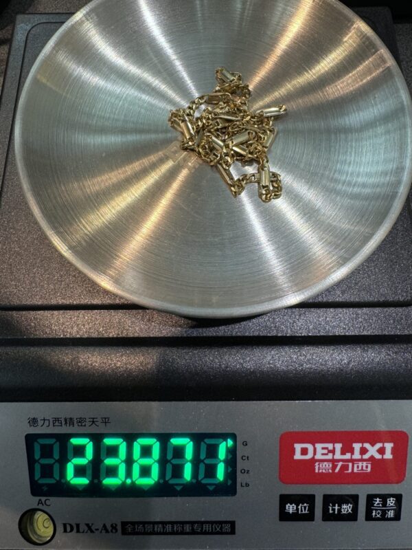 18K 18ct Gold NECKLACE 23.87g - Image 7