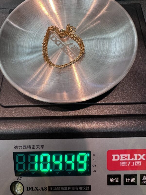 18K 18ct Gold Bracelet 10.44g - Image 6