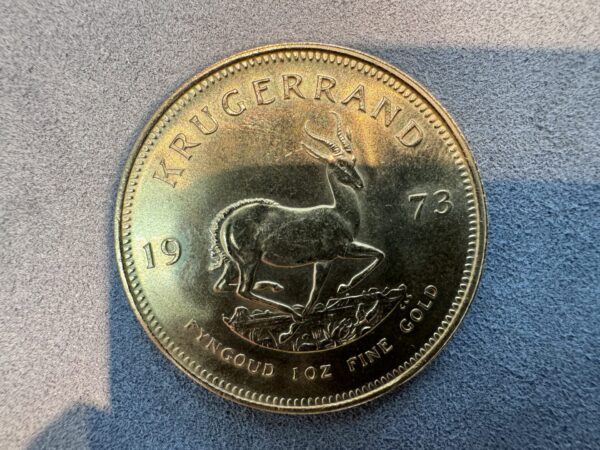 1oz 1973 South Africa Krugerrand .9167 Gold Coin