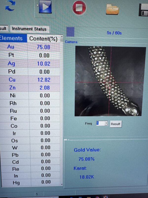18K 18ct Gold Bracelet 28.1g - Image 8