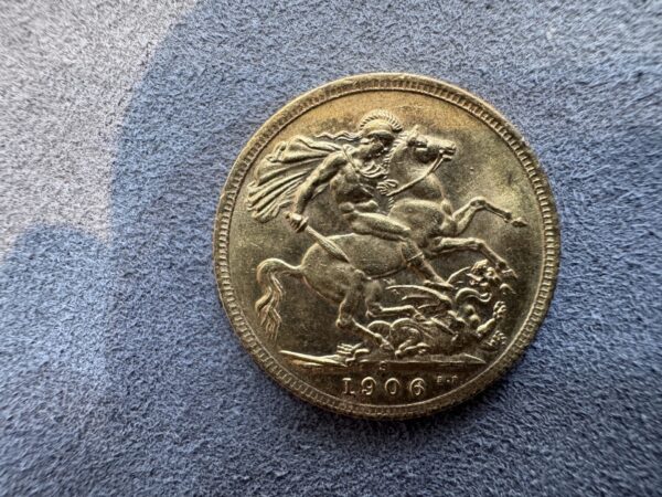 1906 Gold Sovereign Coin Edward VII