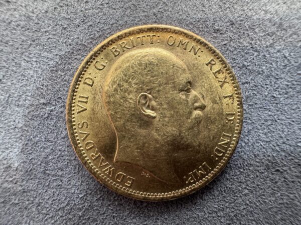 1906 Gold Sovereign Coin Edward VII - Image 3