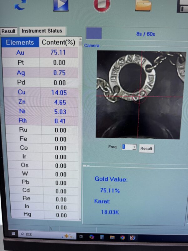 18K 18ct Gold NECKLACE 15.85g - Image 3