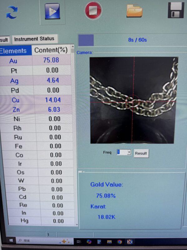 18K 18ct Gold NECKLACE 15.85g - Image 4