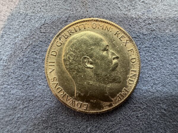 1908 Gold Half Sovereigns - Edward VII - Image 3