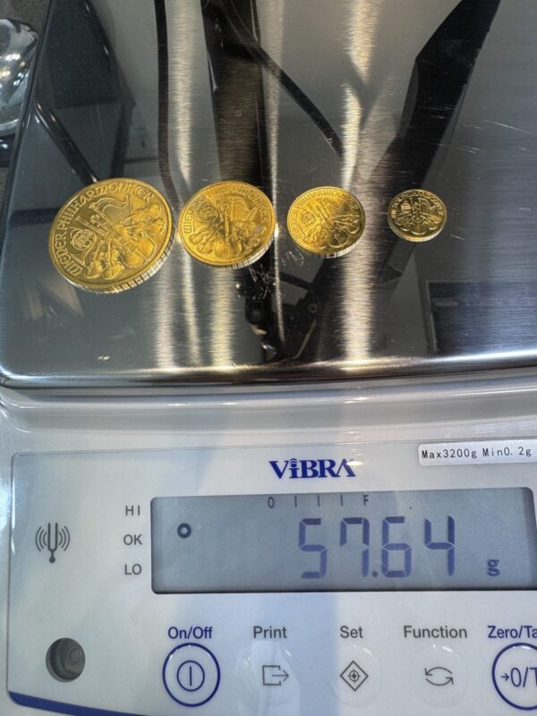 2002 Wiener Philharmoniker Goldsatz 9999 gold coins Total: 57.64g - Image 3