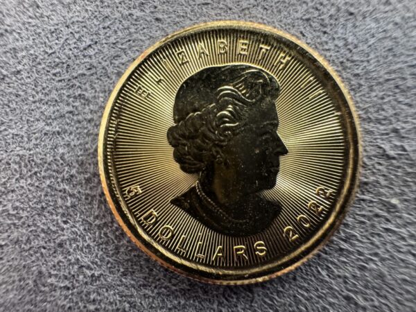 1/10 oz Canadian Maple Leaf Gold Coins 2022 - Image 4