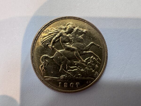 1907 Gold Half Sovereigns - Edward VII