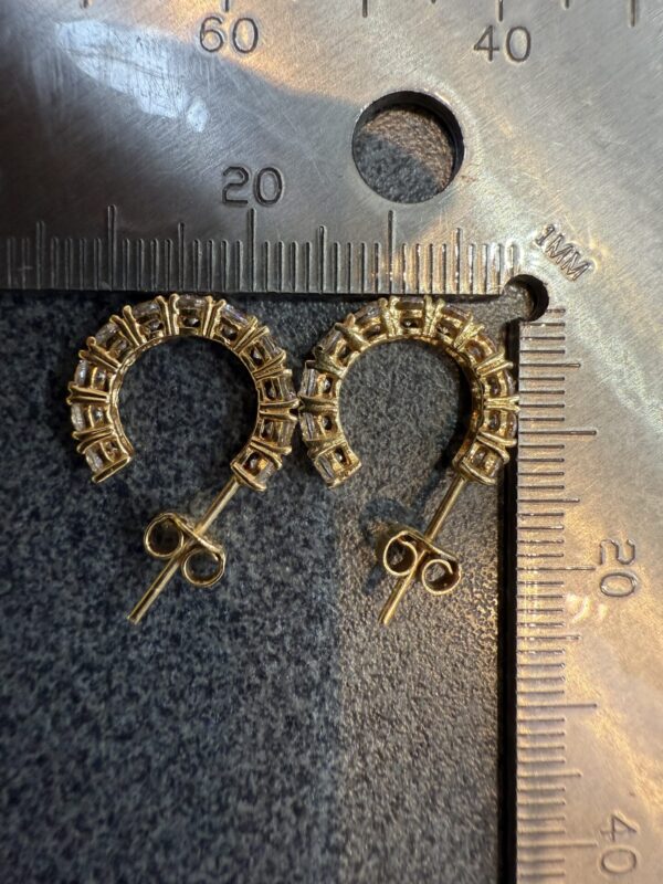 18K 18ct Gold Necklace Bracelet Earrings set 49.41g - Image 11