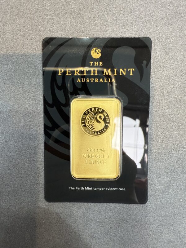 1oz Perth Mint Gold Minted Bar