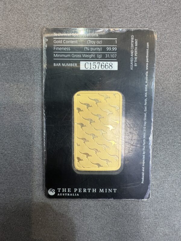 1oz Perth Mint Gold Minted Bar - Image 3