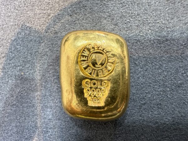 1oz NZ Pure Gold Cast Bar 999.9