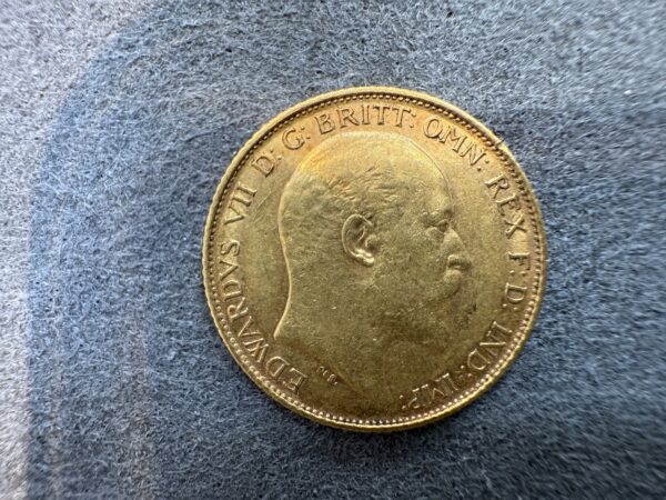 1903 Half Gold Sovereign Coin Edward VII - Image 3