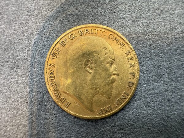 1905 Half Gold Sovereign Coin Edward VII - Image 3