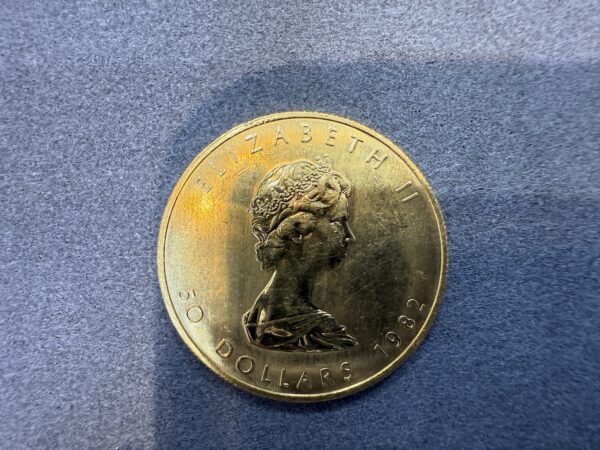 1982 Gold Maple Leaf 1 oz. 99.99% Pure Gold Coin
