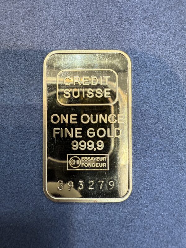 Credit Suisse 1 Ounce Gold Bar