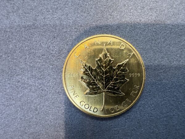 1984 Gold Maple Leaf 1 oz. 99.99% Pure Gold Coin - Image 3