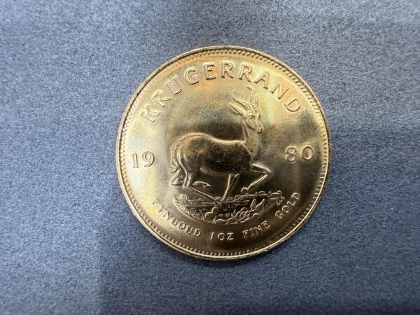 1 oz 1980 South Africa Krugerrand .9167 Gold Coin