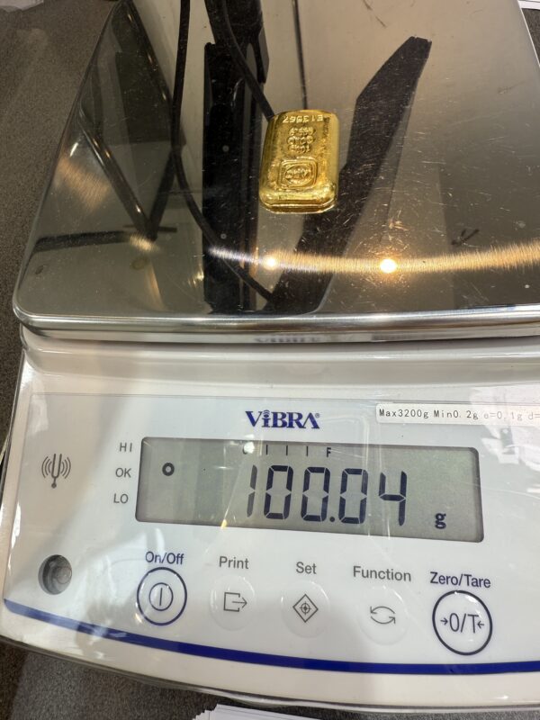100g ABC Bullion Gold Cast Bar 999.9 - Image 5