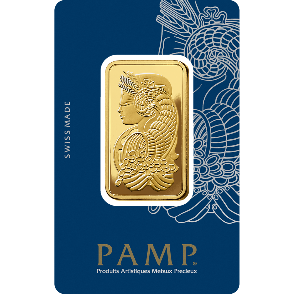 Lady Fortuna™ Gold Minted Bar – 1oz (Carbon Reduced)