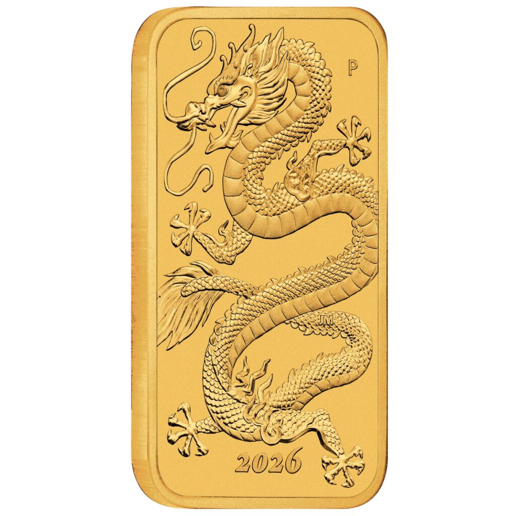 Dragon 2026 1oz Gold Rectangular Bullion Coin