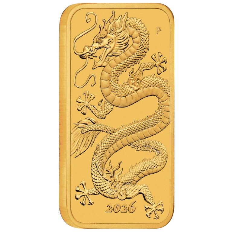 Dragon 2026 1oz Gold Rectangular Bullion Coin