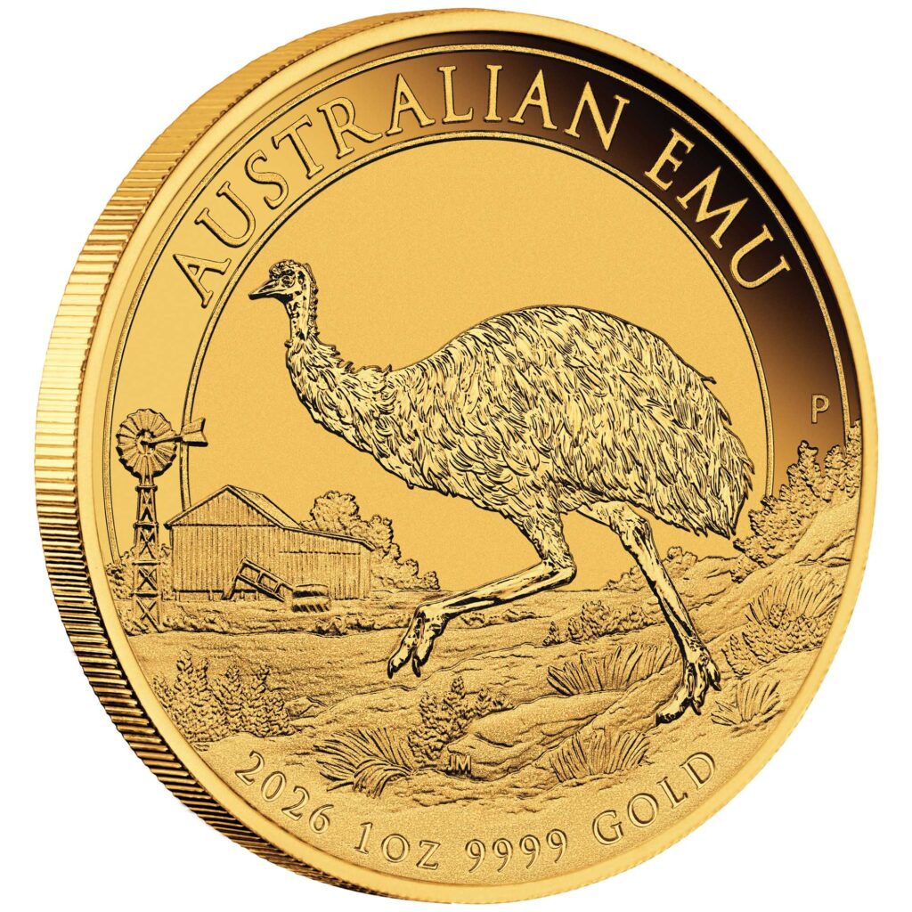 Australian Emu 2026 1oz Gold Bullion Coin
