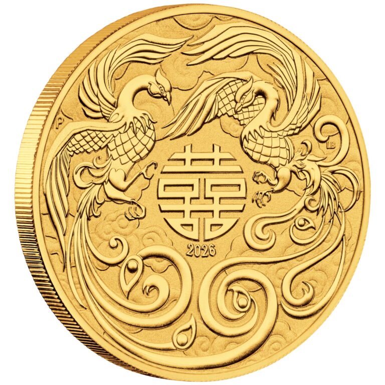 Chinese Myths and Legends Double Phoenix 2026 1oz Gold Bullion Coin
