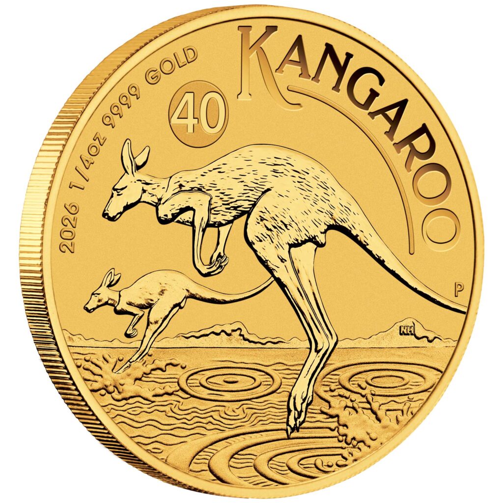 Australian Kangaroo 2026 1/4oz Gold Bullion Coin