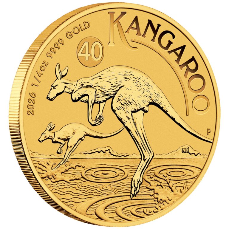 Australian Kangaroo 2026 1/4oz Gold Bullion Coin