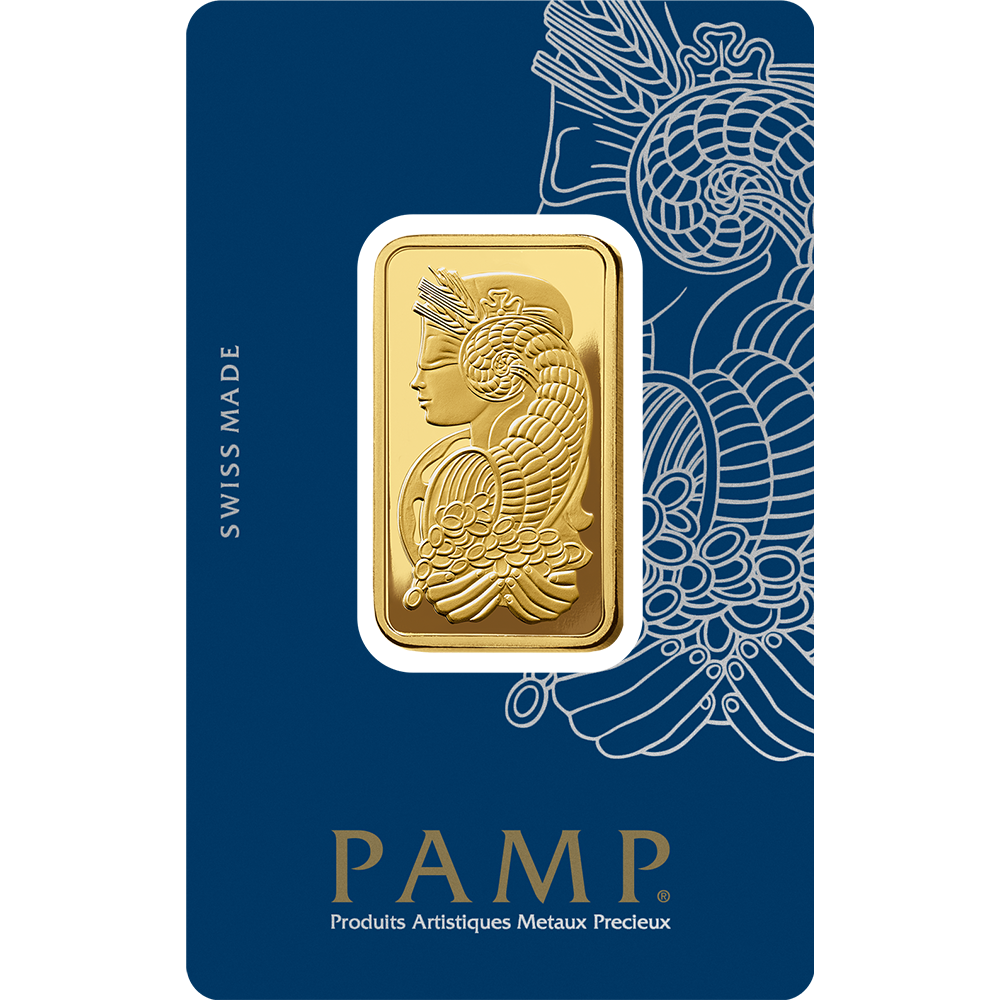 Lady Fortuna™ Gold Minted Bar – 2 Tolas