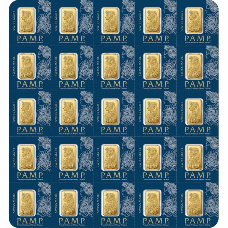 Lady Fortuna™ Gold Minted Bar – MULTIGRAM+25
