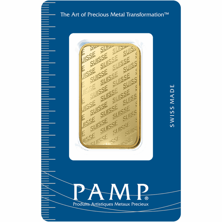 PAMP Suisse Gold Minted Bar – 1oz