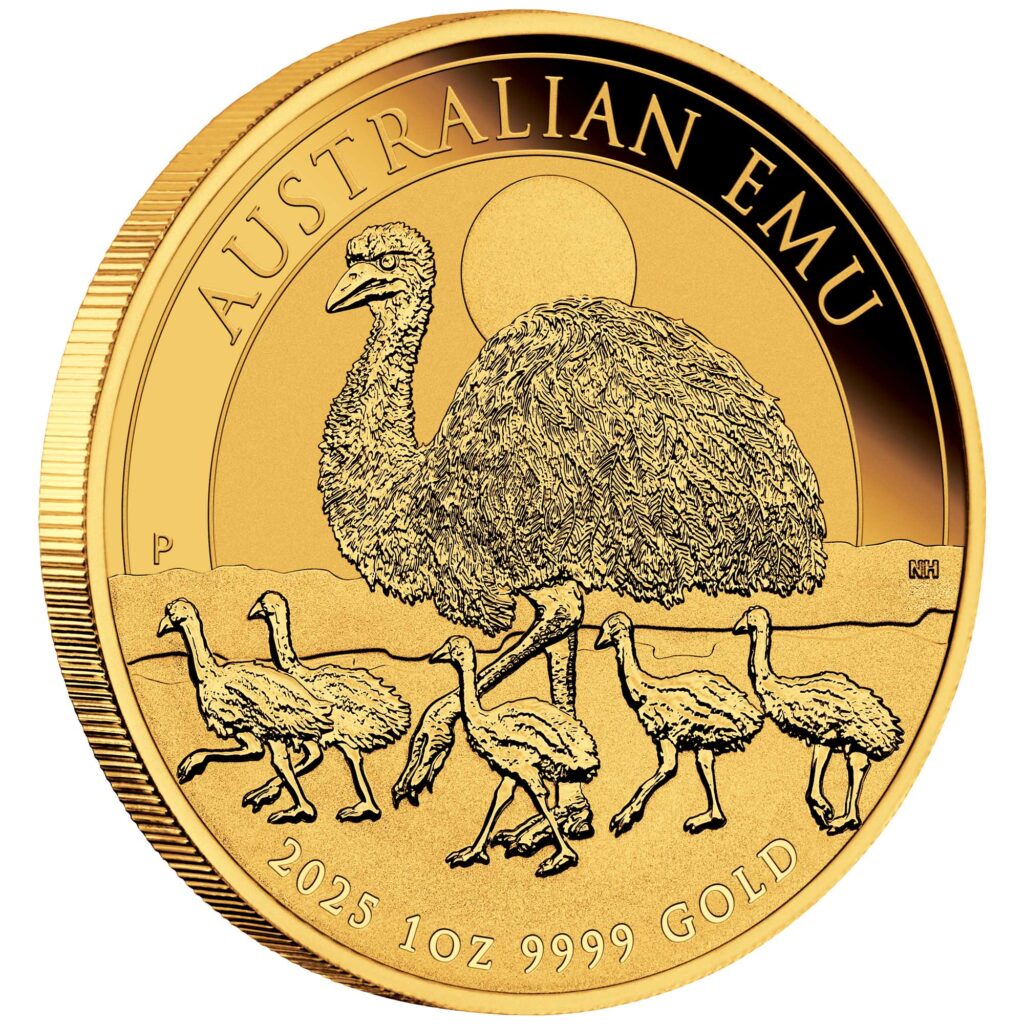 Australian Emu 2025 1oz Gold Bullion Coin