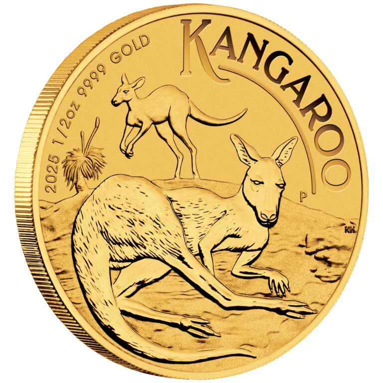 Australian Kangaroo 2025 1/2oz Gold Bullion Coin