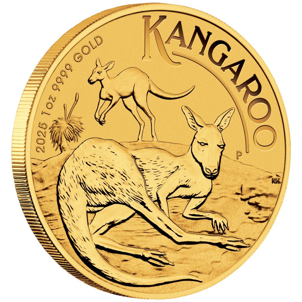 Australian Kangaroo 2025 1oz Gold Bullion Coin