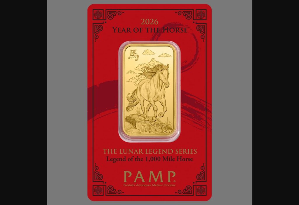Lunar Legends 2026 Year of the Horse 1oz Gold Bar