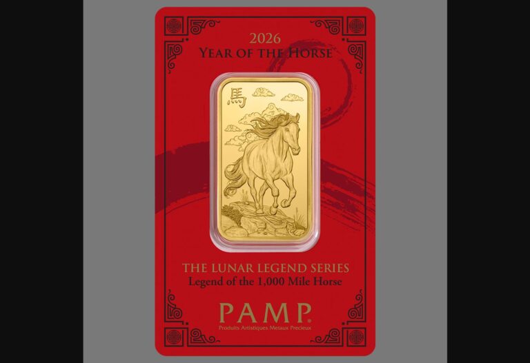 Lunar Legends 2026 Year of the Horse 1oz Gold Bar
