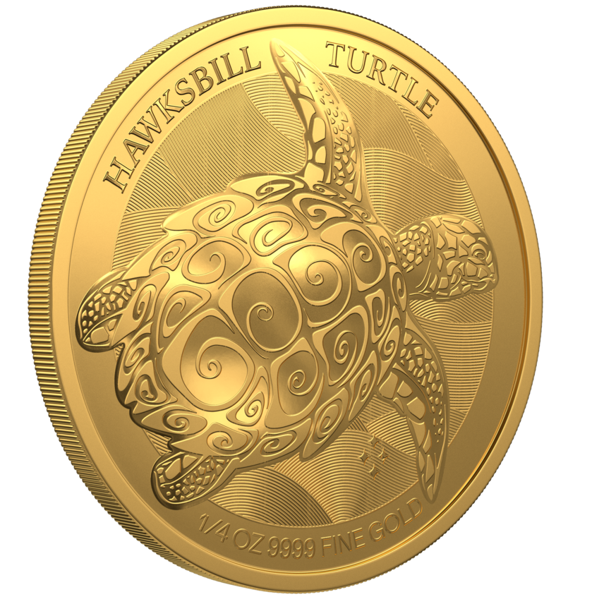 1/4oz Gold Hawksbill Turtle Bullion Coin – Niue
