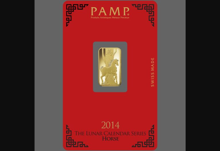 Lunar Horse Gold Minted Bar – 5g