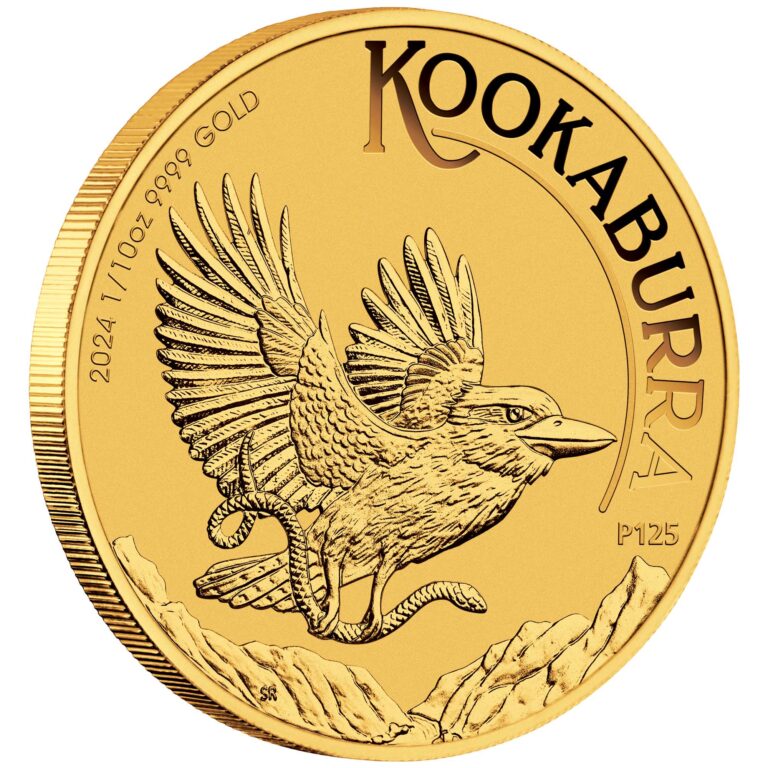 Australian Kookaburra 2024 1/10oz Gold Bullion Coin