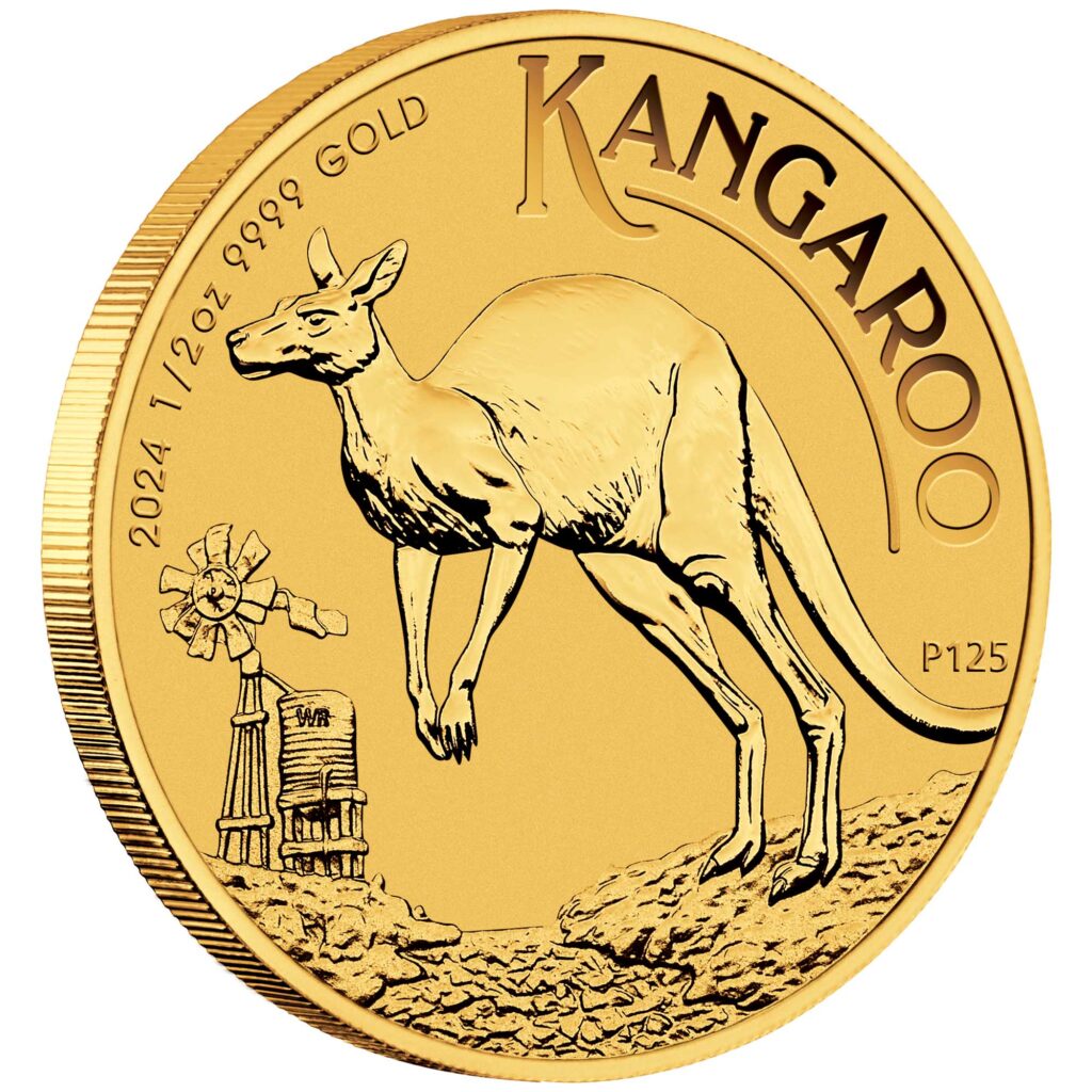 Australian Kangaroo 2024 1/2oz Gold Bullion Coin