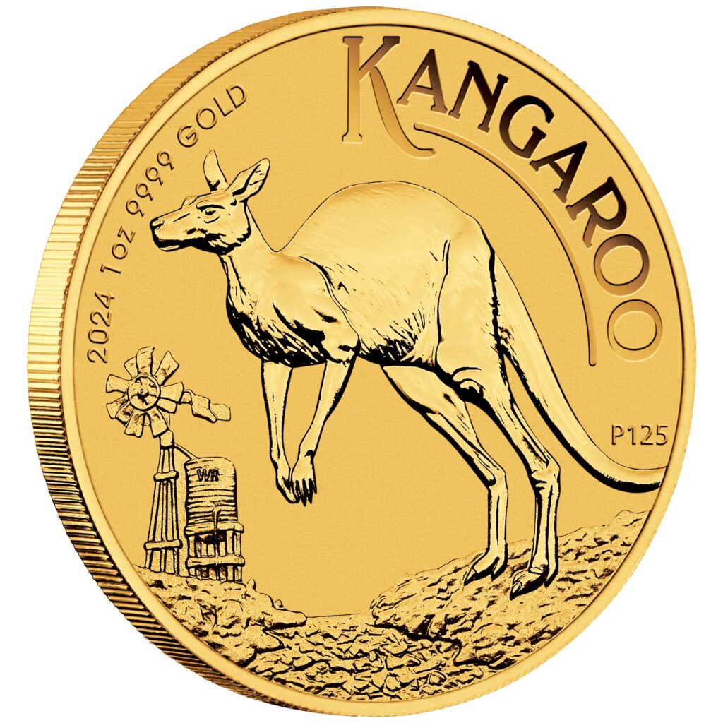 Australian Kangaroo 2024 1oz Gold Bullion Coin