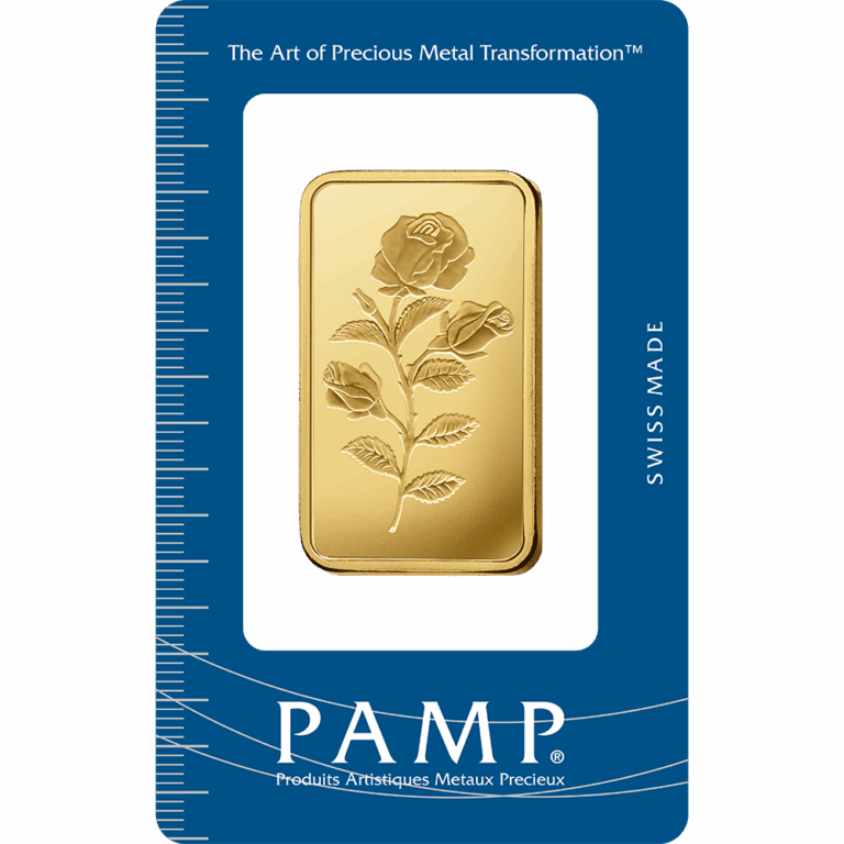 Rosa Gold Minted Bar – 1oz